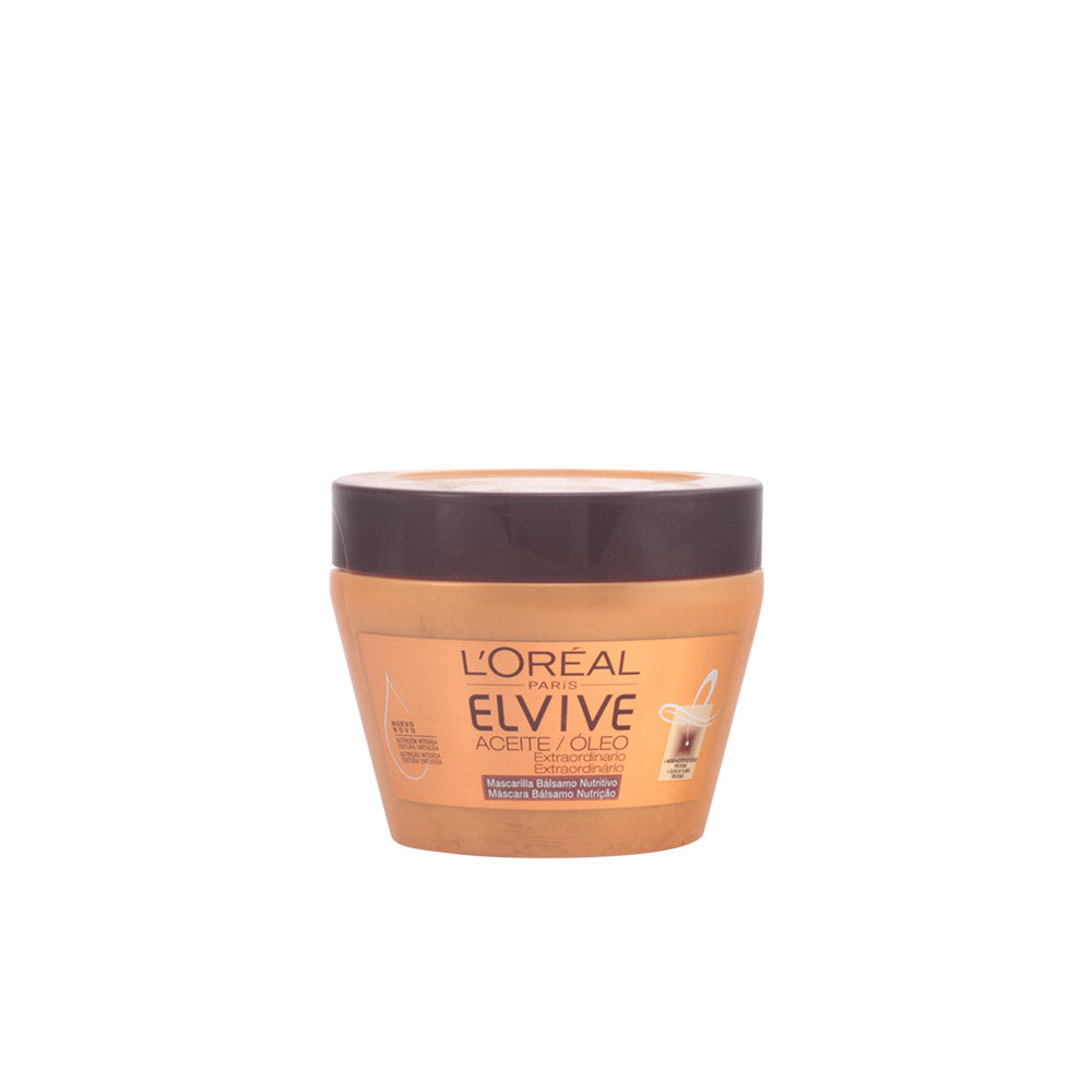 L'ORÉAL PARIS ELVIVE Extraordinary Oil Máscara Nutritiva de 300 ml para Cabelos Danificados e Secos