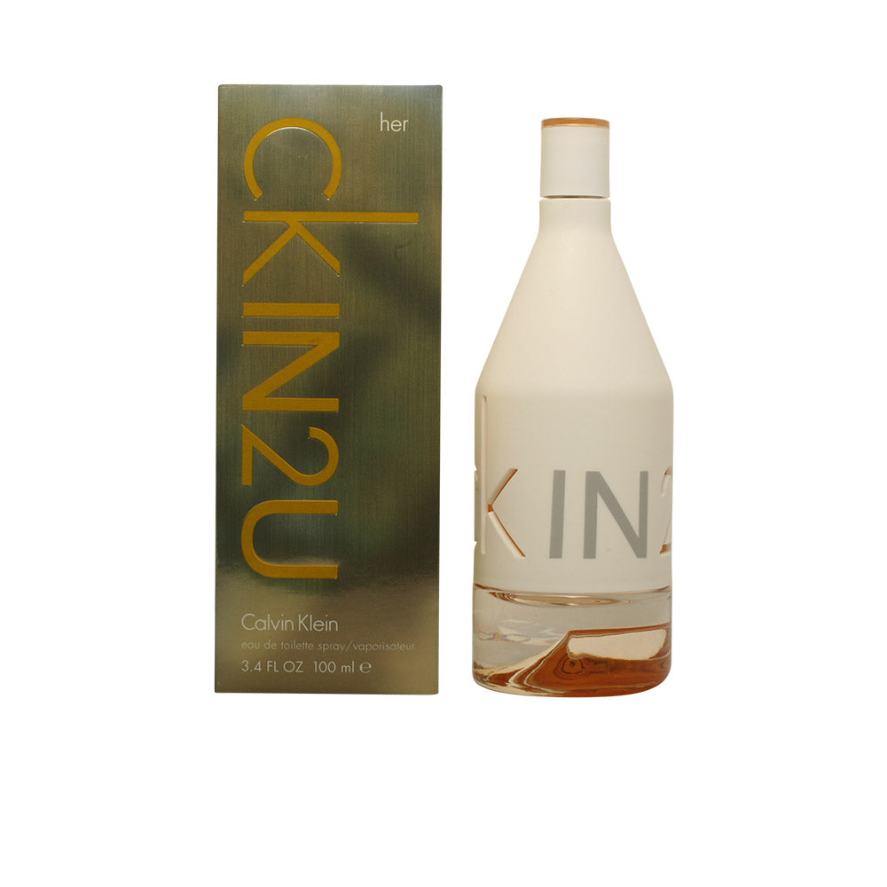 Calvin Klein CK IN2U HER Eau de Toilette Spray – 3.4 fl oz (100 ml)