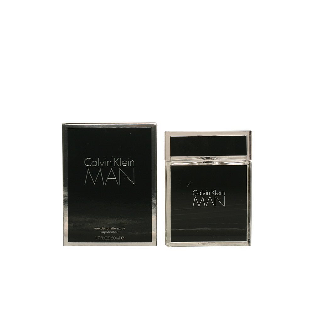 Calvin Klein Man Eau de Toilette Spray 50 ml – Essência Amadeirada e Especiada