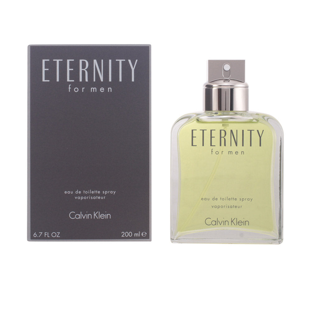 Eternity for Men Calvin Klein Eau de Toilette 200ml – Fragrância cítrica e fougère com benefícios duradouros