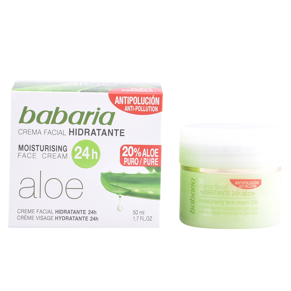 Babaria aloe vera creme hidratante 24h para pele sensível