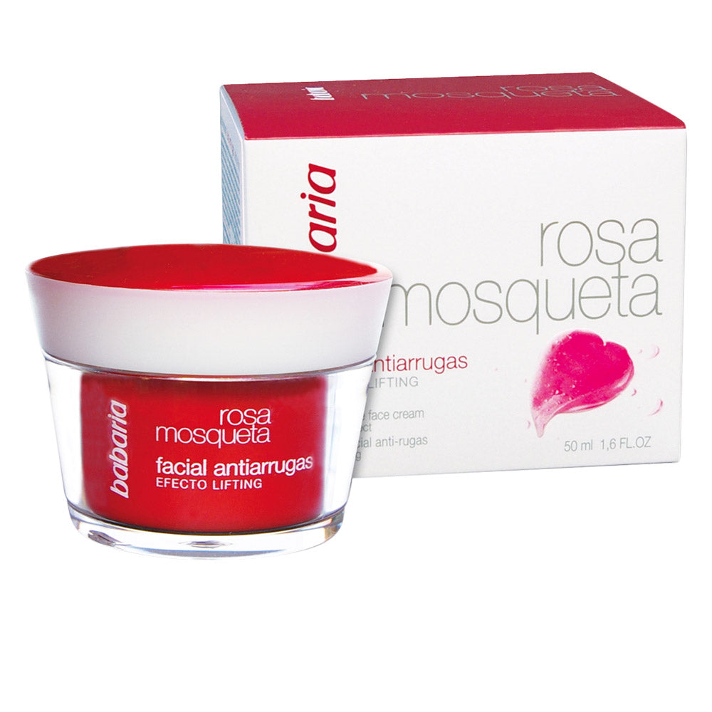 Babaria Rosa Mosqueta anti-rugas creme facial 50 ml | Pele mais jovem