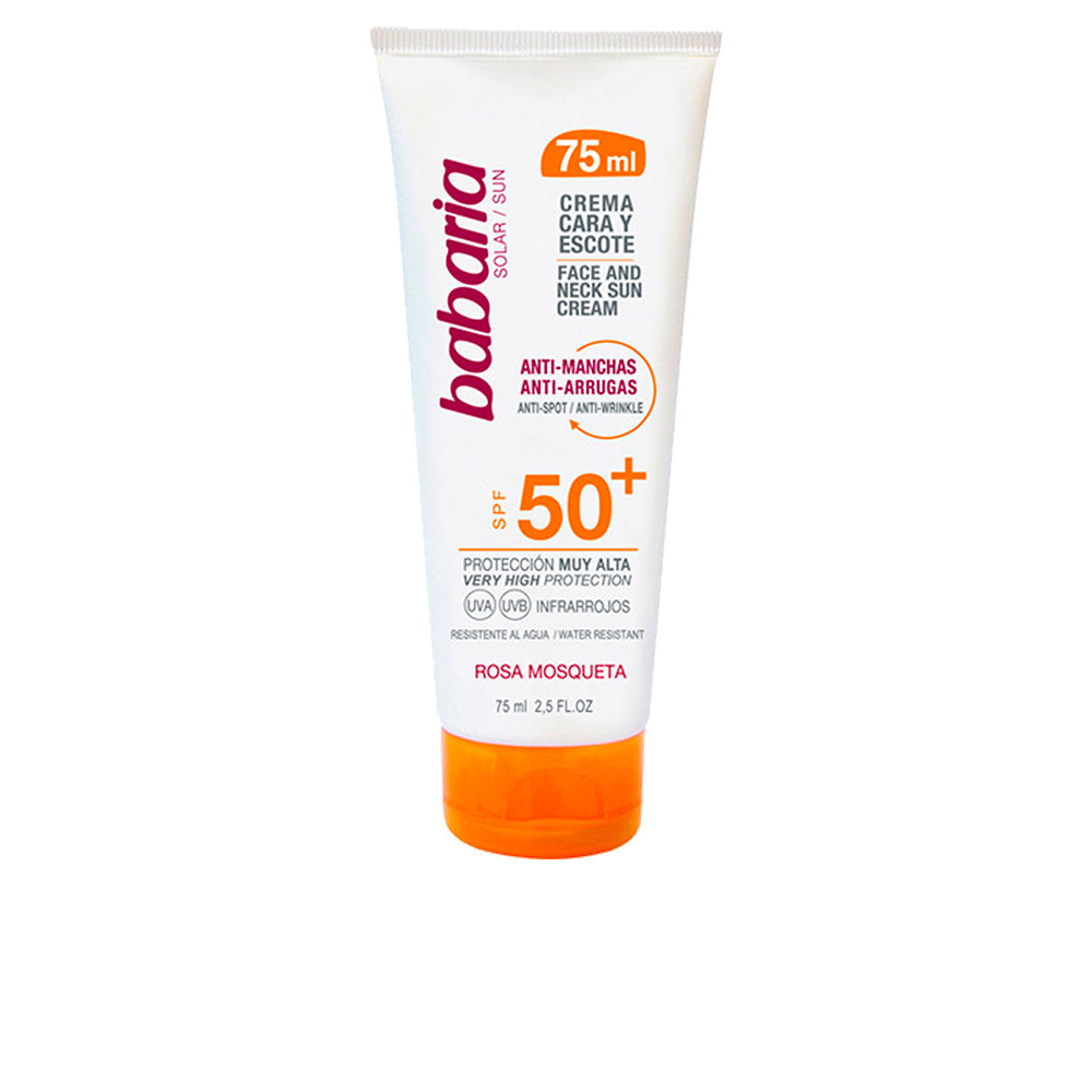 Babaria Solar Face & Decolleté SPF50+ - Proteção solar de alta eficácia