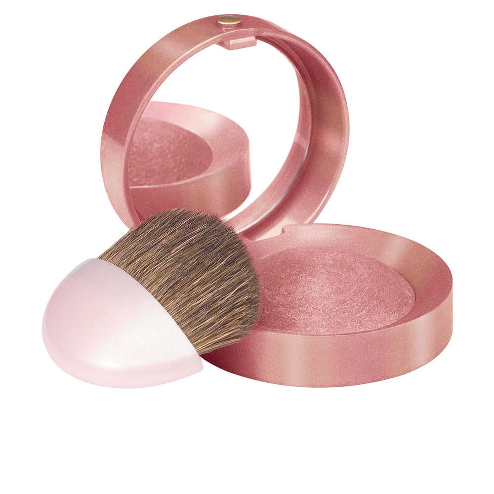 BOURJOIS LITTLE ROUND Pot Blusher Powder #015 Rose Eclat – Natural Flush Makeup for Face