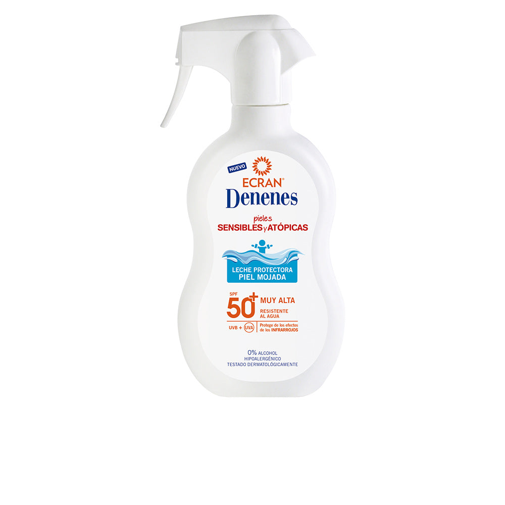 Ecran Denenes Wet Skin Leite SPF50+ Spray 300 ml - Proteção Muito Alta