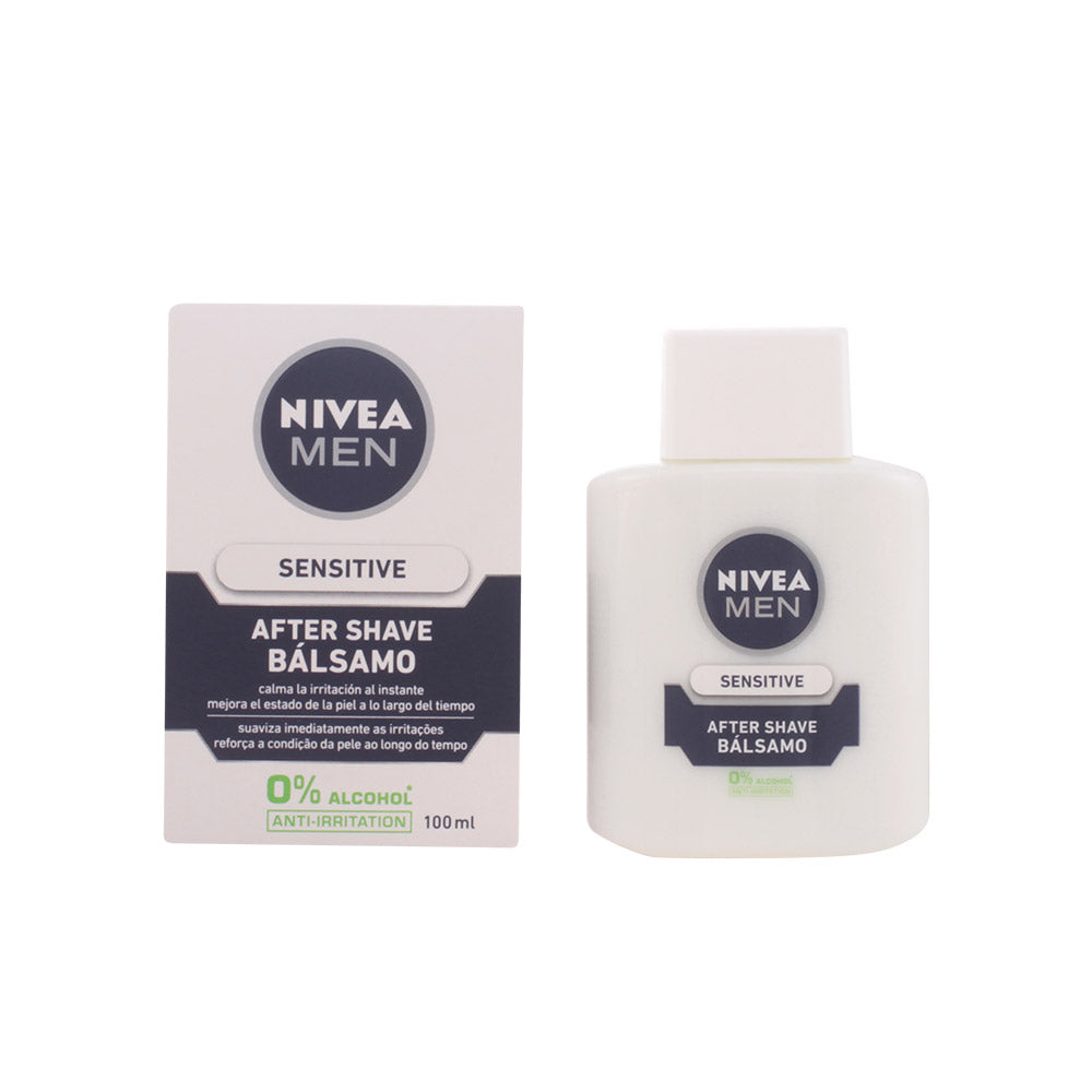 NIVEA Men Sensitive Bálsamo Pós-Barba sem Álcool 100ml – Conforto e Hidratação
