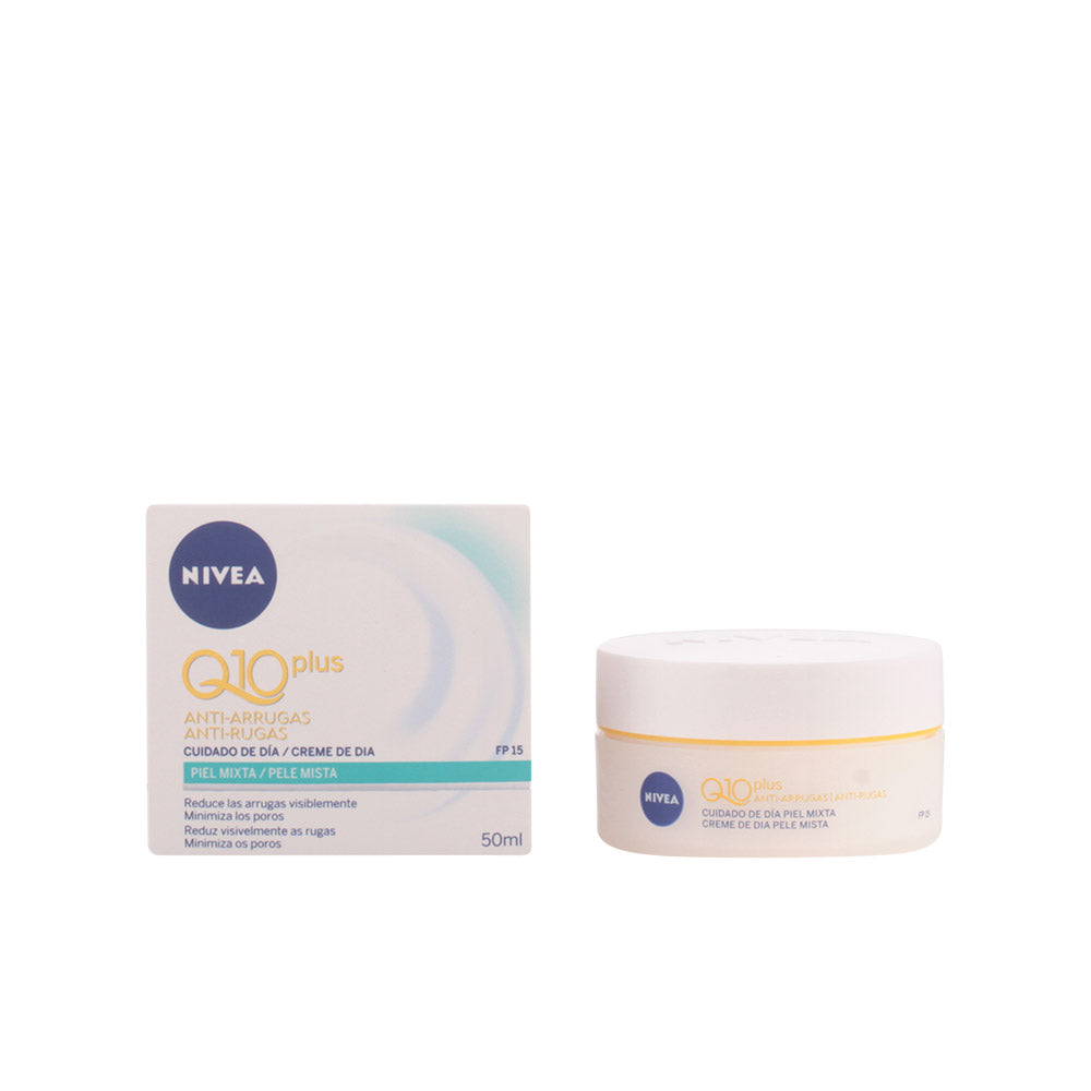 NIVEA Q10+ Creme Dia SPF15 para Pele Mista e Grassa 50ml