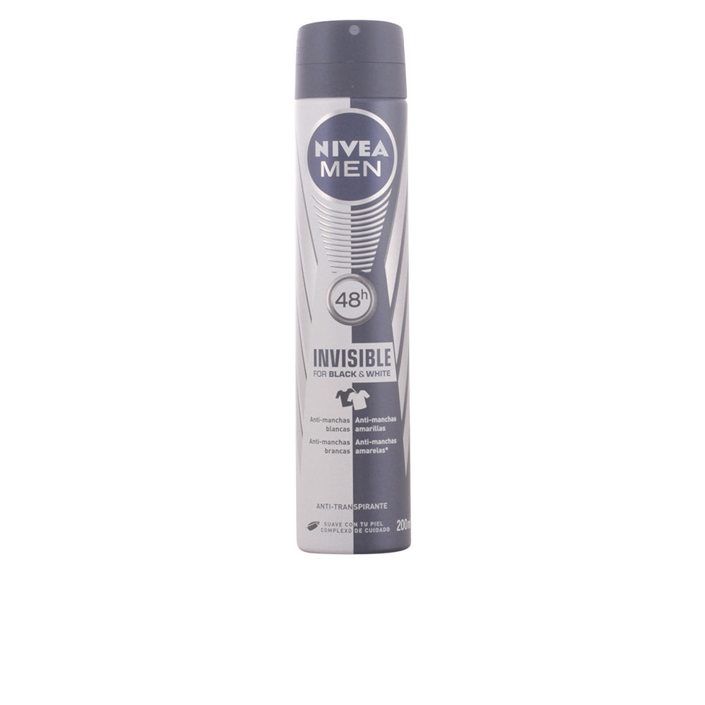 NIVEA MEN Black & White Invisible Desodorizante Spray 200ml