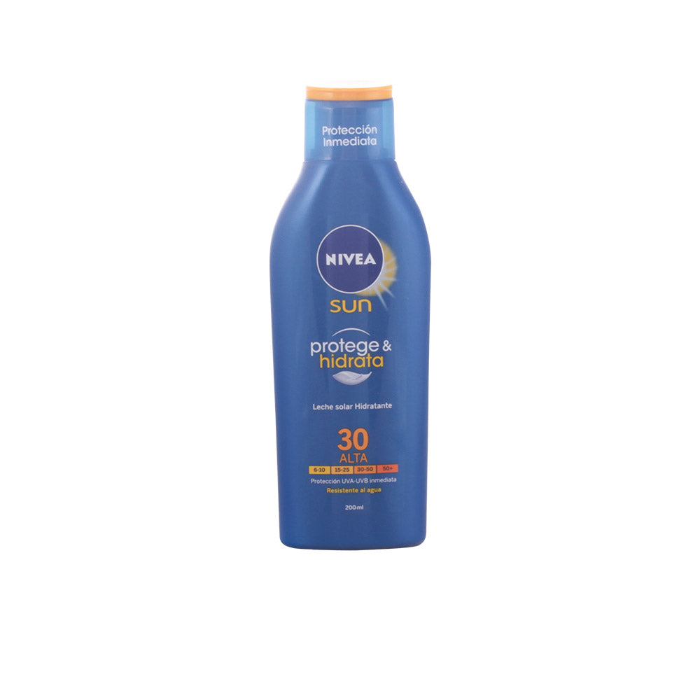NIVEA Sun Protects &amp; Hydrates leite SPF30 200 ml - Proteção Intensa