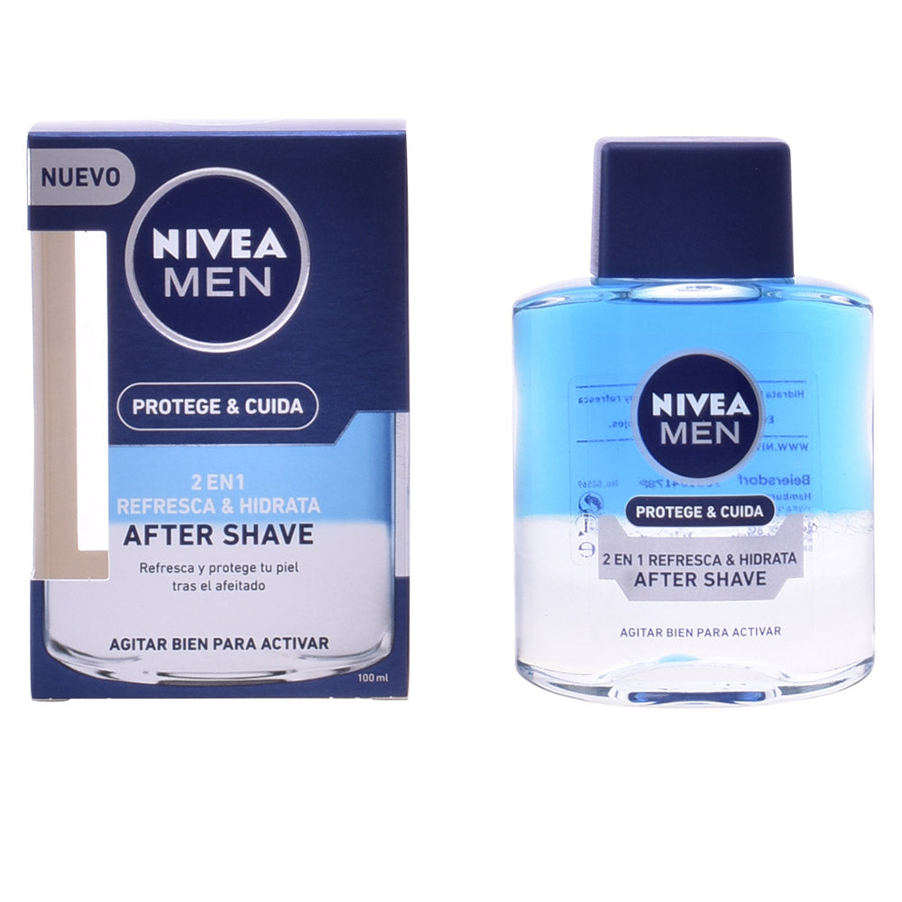 NIVEA Men Protege & Cuida after-shave 2 em 1, hidratação e frescura