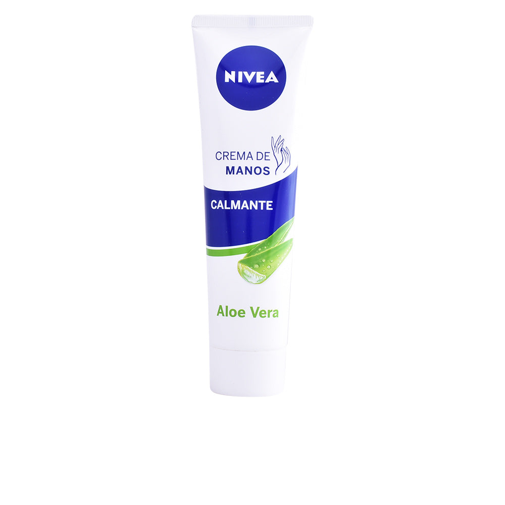 NIVEA ALOE VERA creme de mãos calmante 100 ml para pele seca