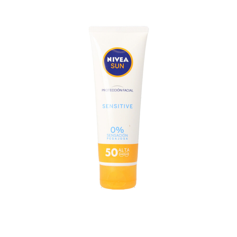 NIVEA SUN Facial Sensitive SPF50 - Proteção diária para pele sensível