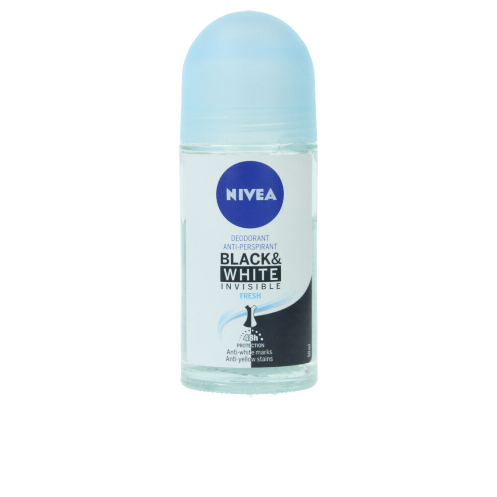 NIVEA black & white invisible fresh desodorizante roll-on 50 ml