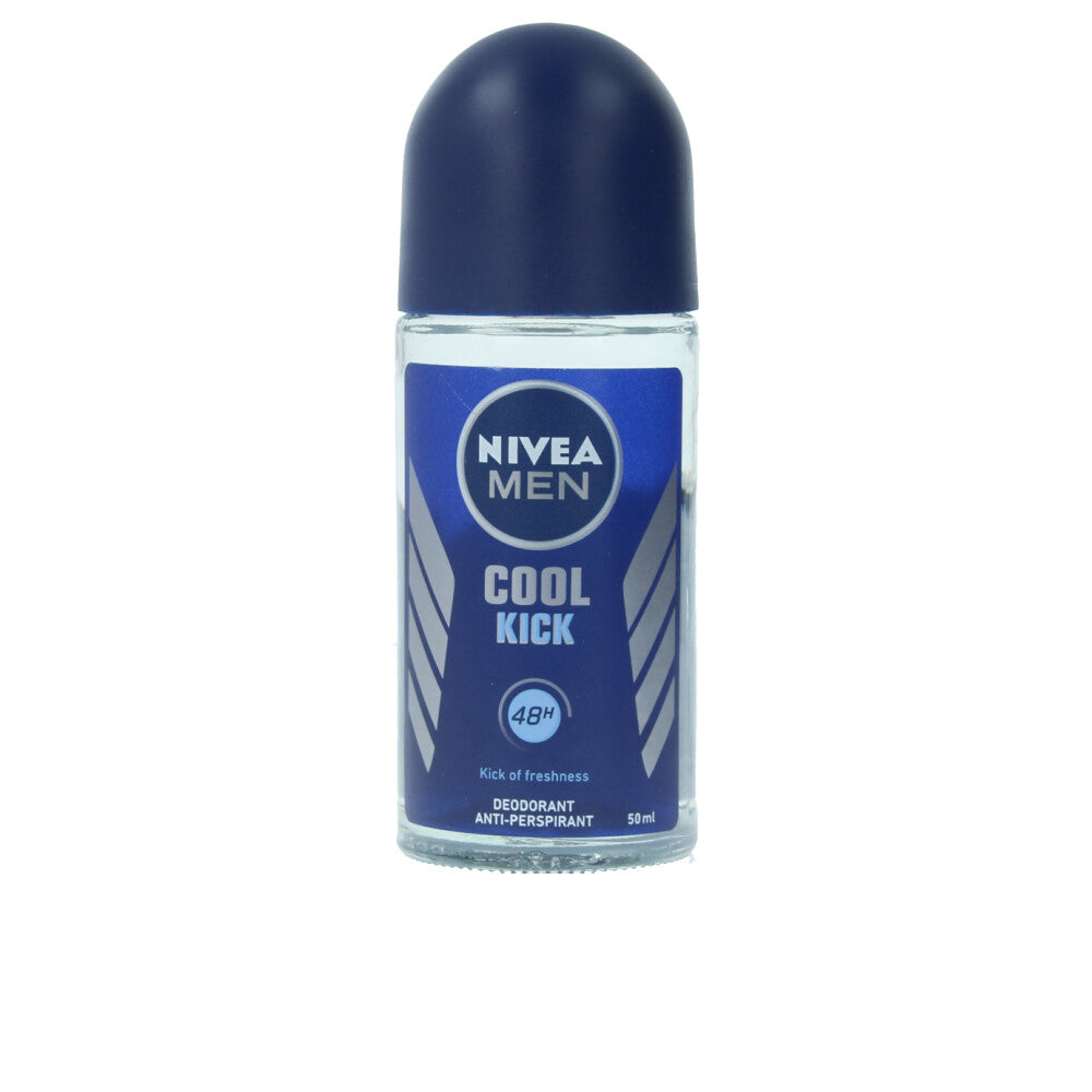 NIVEA Men Cool Kick Deo Roll-on 50ml - Proteção Refrescante para Homens