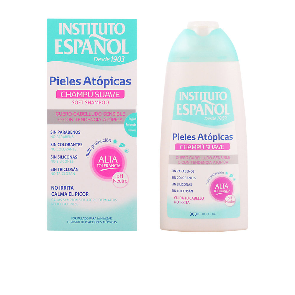Instituto Español Piel Atópica Champô Suave 300 ml - Cuidado para couro cabeludo sensível