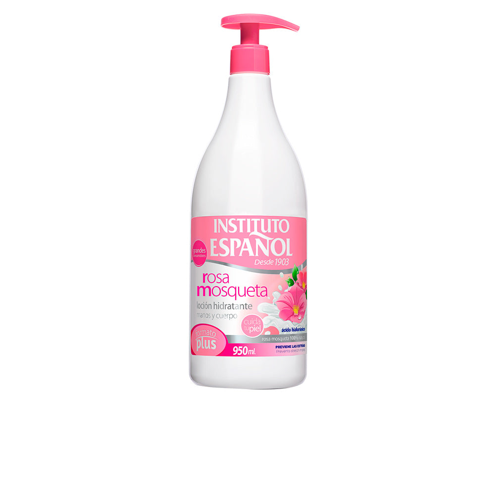 Rosa Mosqueta Leite Corporal Hidratante Instituto Español 950ml com benefícios nutritivos