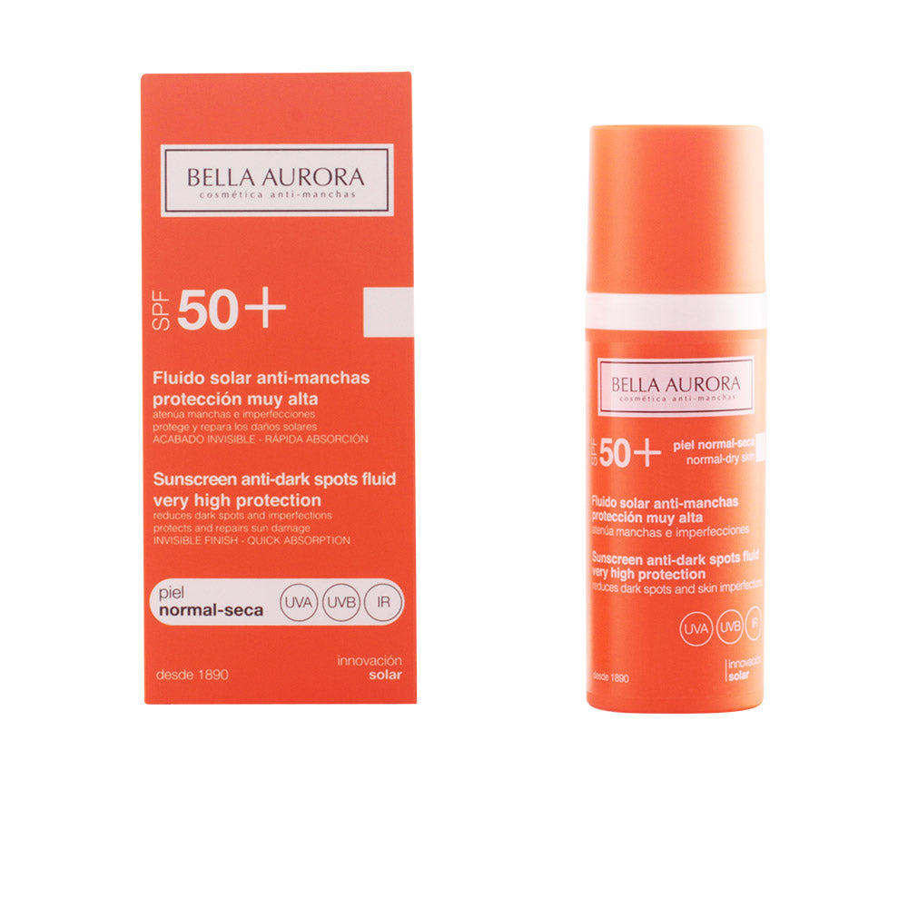 Bella Aurora Solar SPF50+ Proteção solar para pele seca e normal