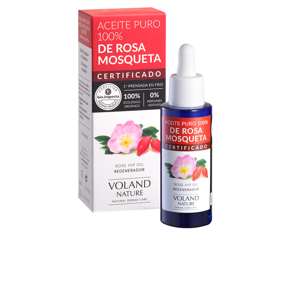 Óleo de Rosa Mosqueta Bio VOLAND NATURE 30ml para cuidado da pele