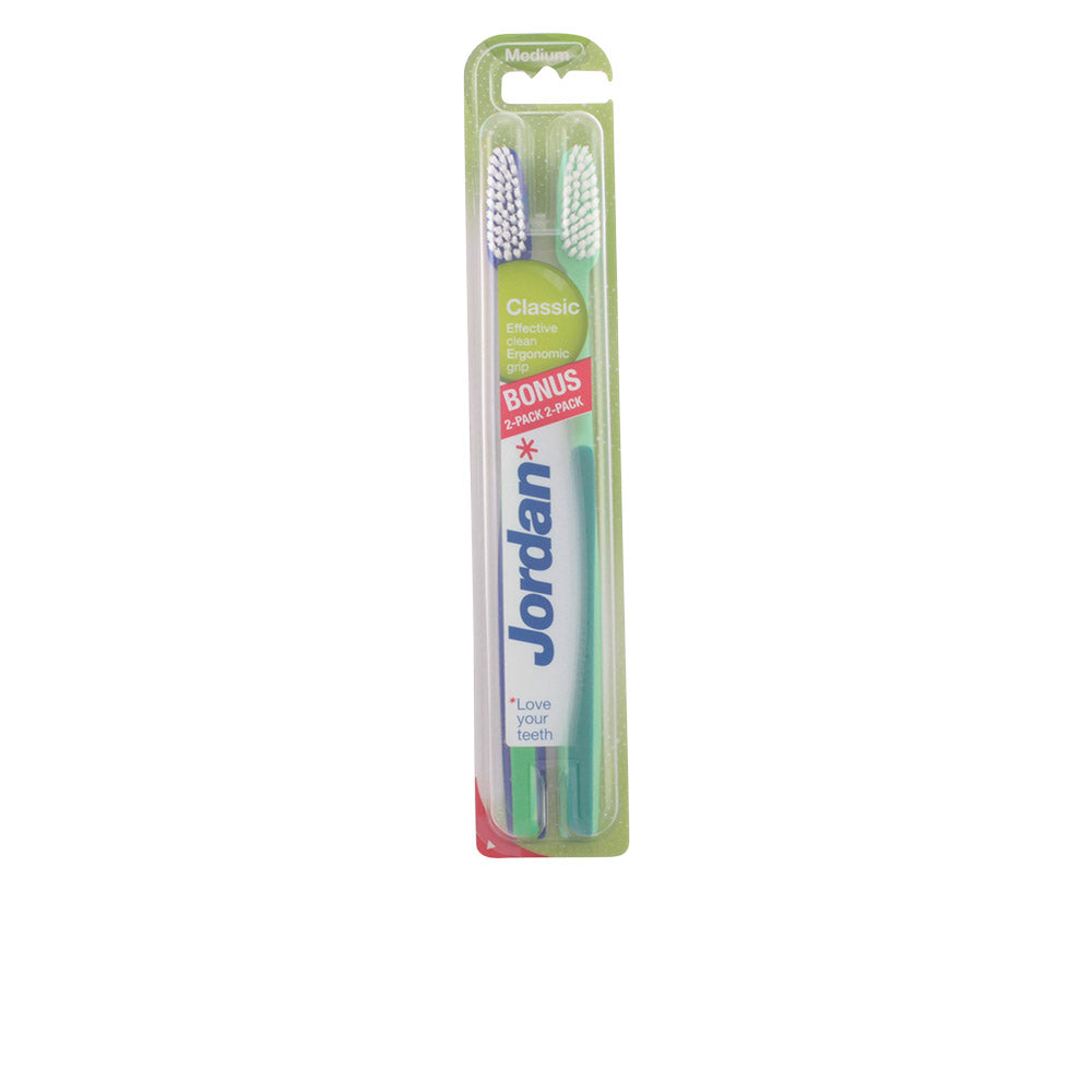 JORDAN Classic Cepillo Dental Medio | Higiene Bucal Eficaz para Todos