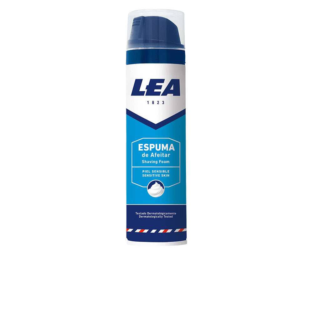 Lea Sensitive Skin Espuma de Barba 250ml - Cuidados Naturais para Peles Sensíveis