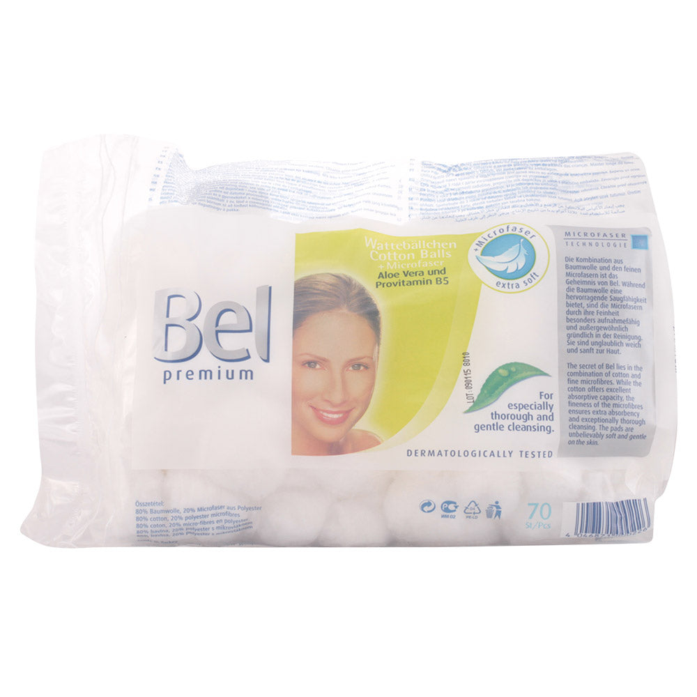Bolas de Algodão BEL Premium 70 peças - Cuidados Faciais e Corporais