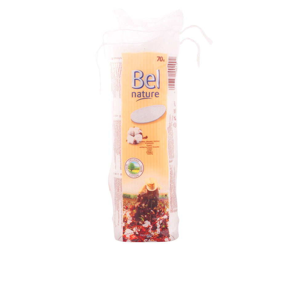 BEL NATURE Discos de Algodão 100% EcoCert para Limpeza Suave