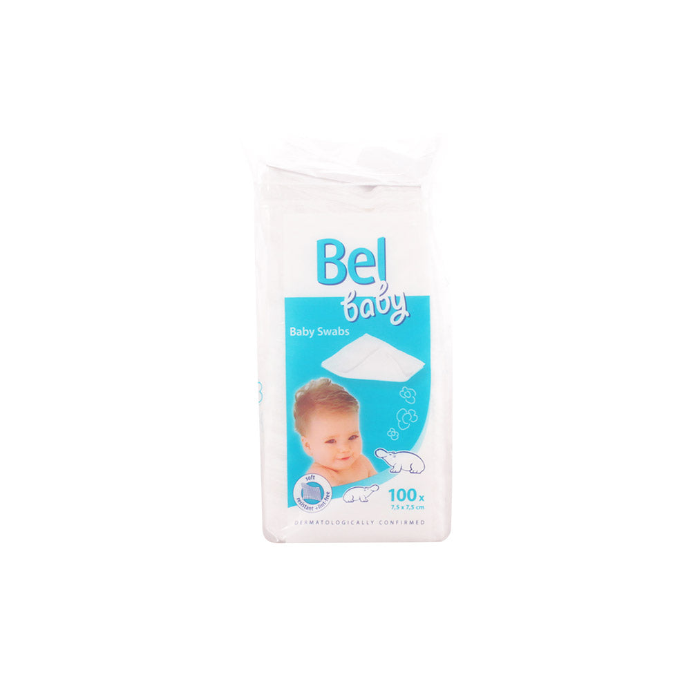 BEL Baby Gasas No Tejidas 100 Pçs - Higiene Natural para Bebés