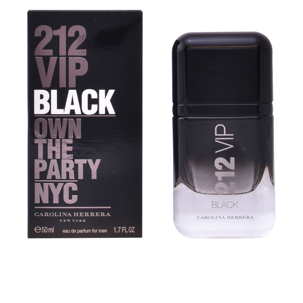 212 VIP Black Eau de Parfum Spray 50ml by Carolina Herrera - Elegância Masculina e Sofisticação