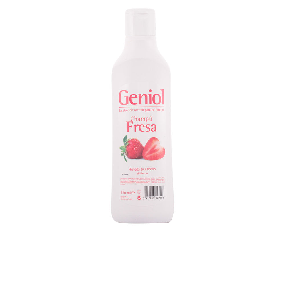 GENIOL champú de morango 750 ml | cuidado para todo tipo de cabelo