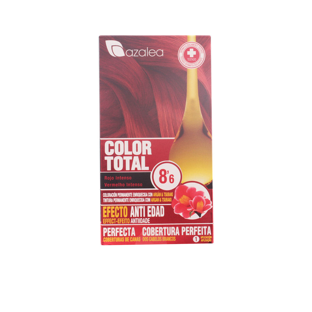 Azalea COLOR TOTAL #8,6 - Vermelho Intenso para Coloração Capilar
