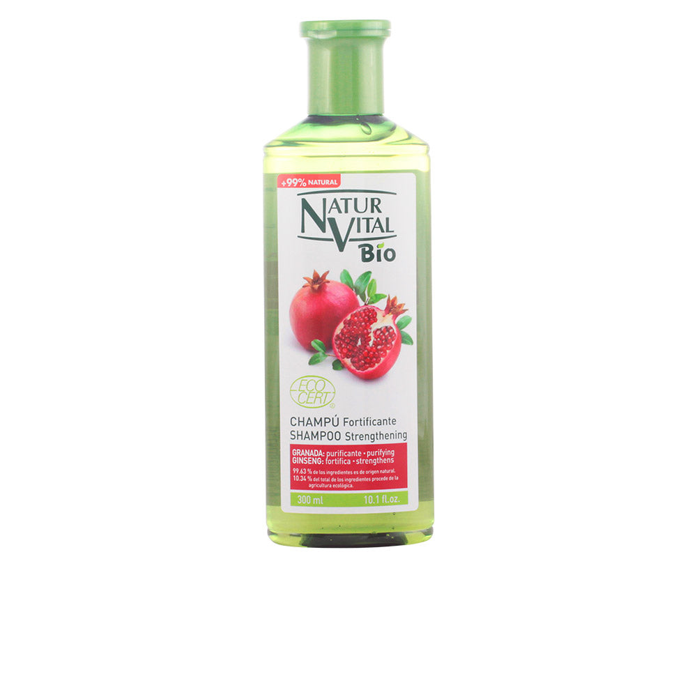 NATUR VITAL Bio EcoCert Fortifying Shampoo 10 oz – Natural & Gentle Hair Care for All Hair Types