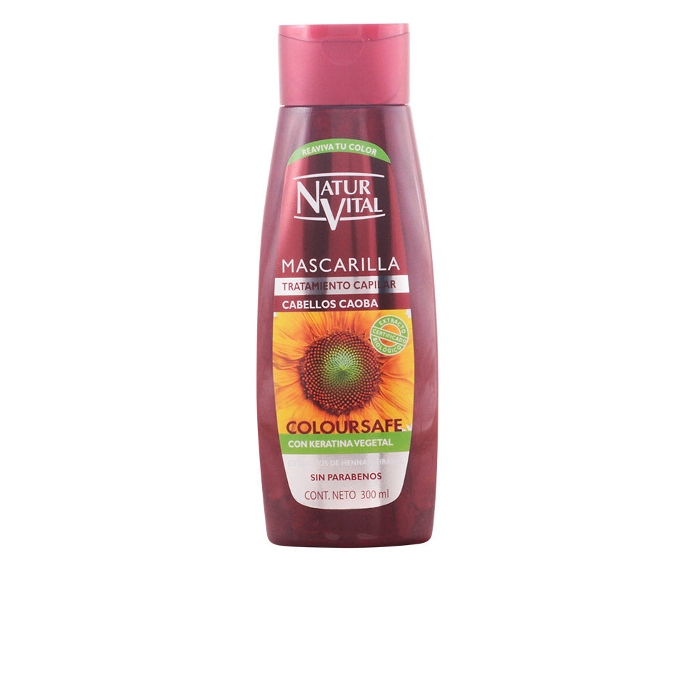 NATUR VITAL COLOURSAFE Mask Mahogany para Cabelos Tingidos - 300 ml