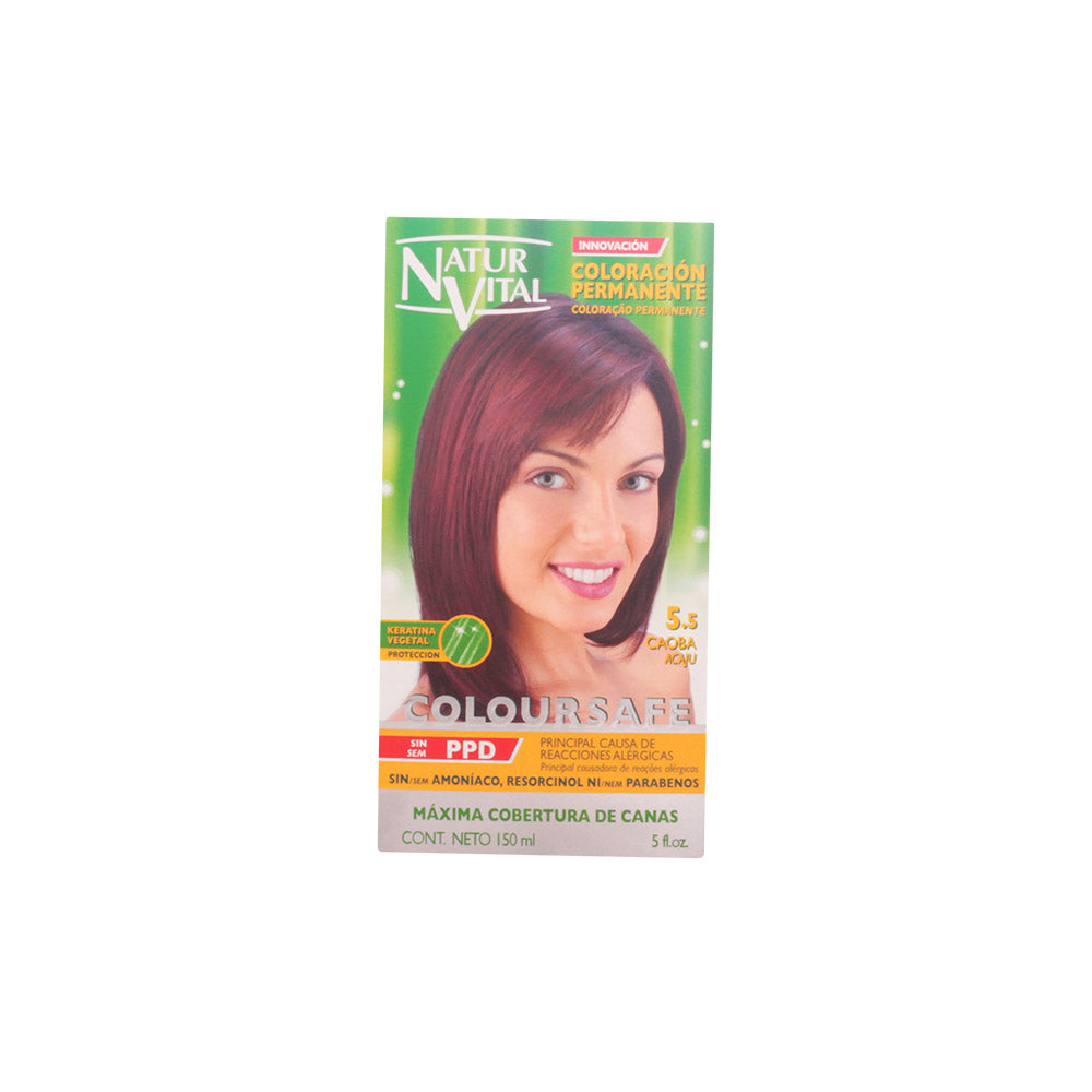 NATUR VITAL COLOURSAFE Permanent Hair Dye #5.5 Mahogany by NATUR VITAL