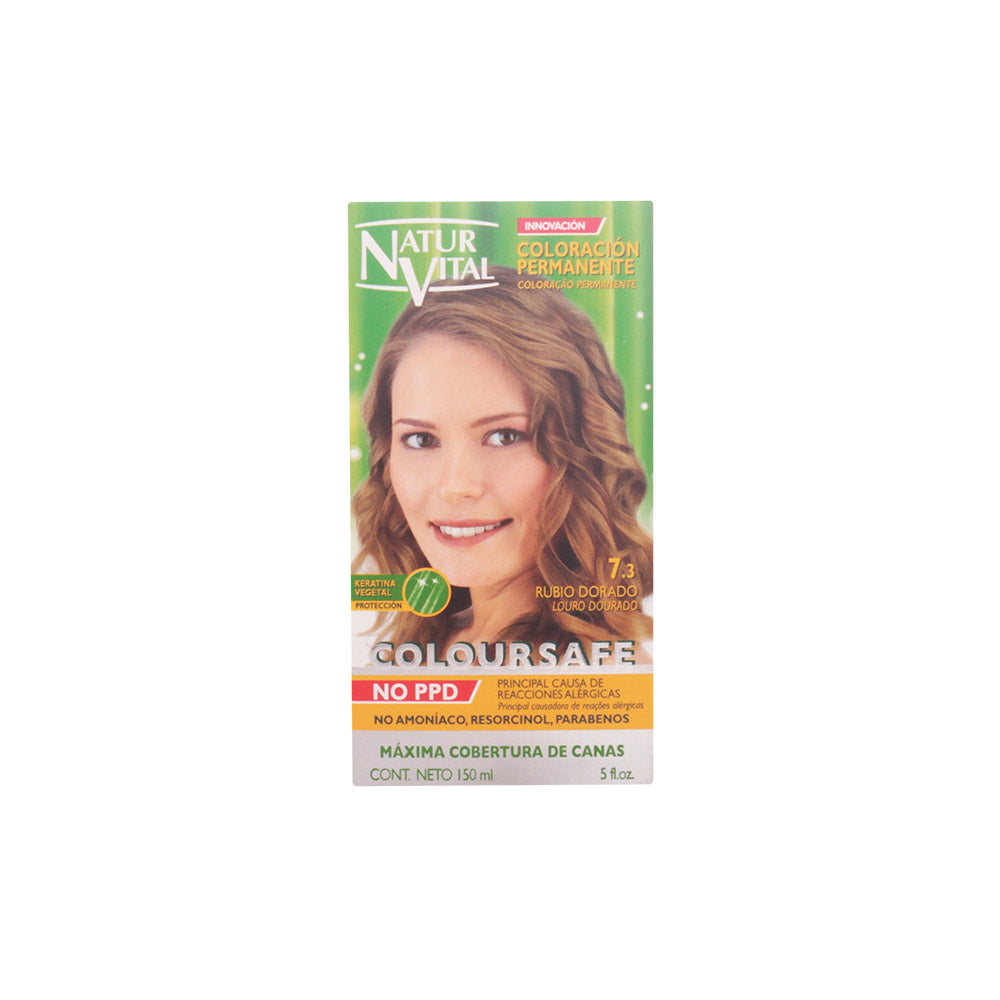 NATUR VITAL COLOURSAFE Permanent Hair Color #7.3 Golden Blonde