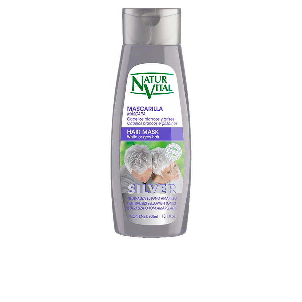 Máscara Silver Natur VITAL para cabelos grisalhos ou brancos - 300 ml