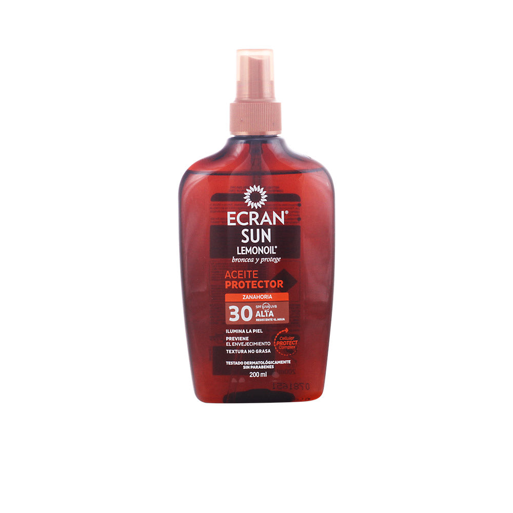 ECRAN Sunnique Bronze+ óleo em spray SPF30 para pele de todo o tipo