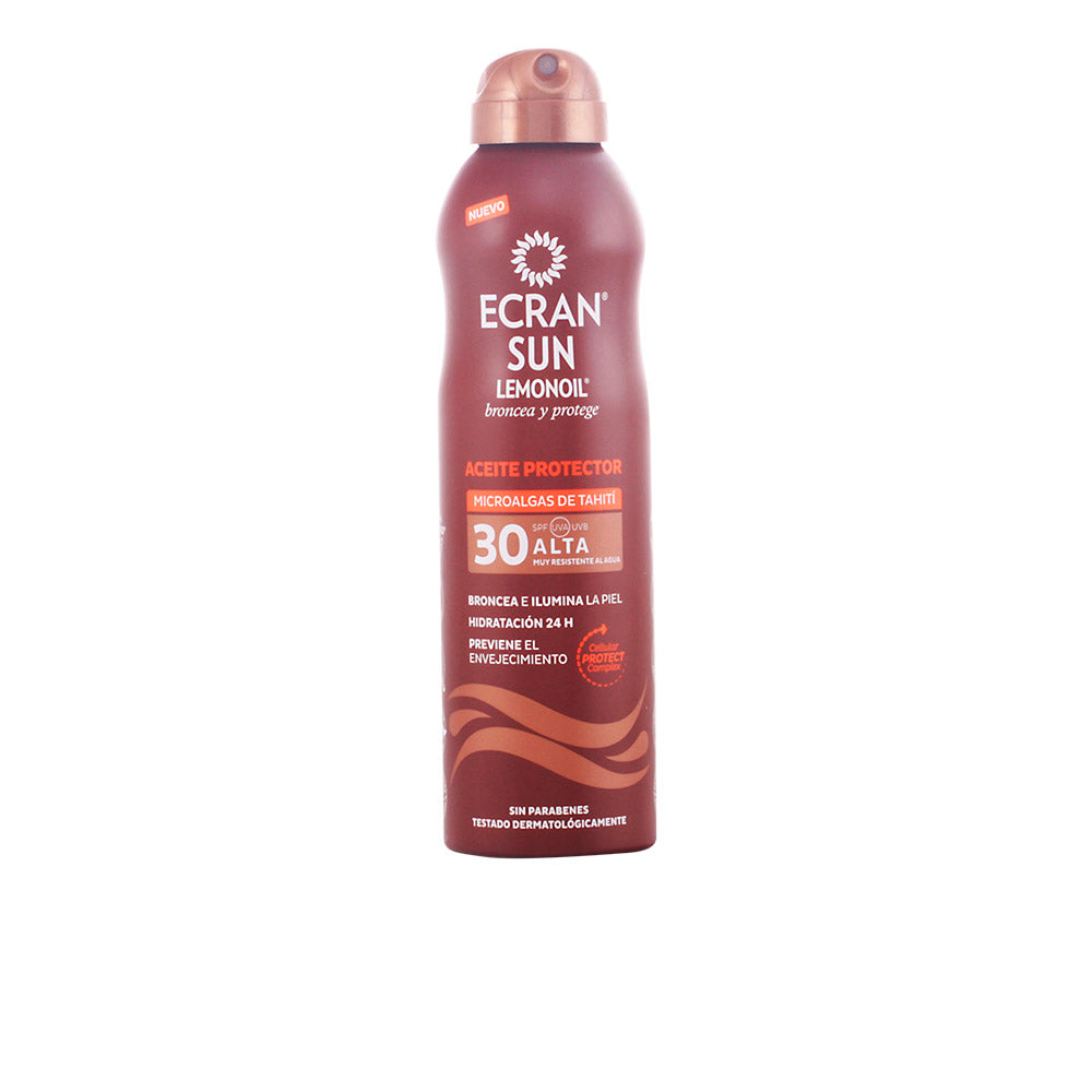 ECRAN Sunnique Bronze+ Óleo em Spray SPF30 - Proteção e Bronzeado