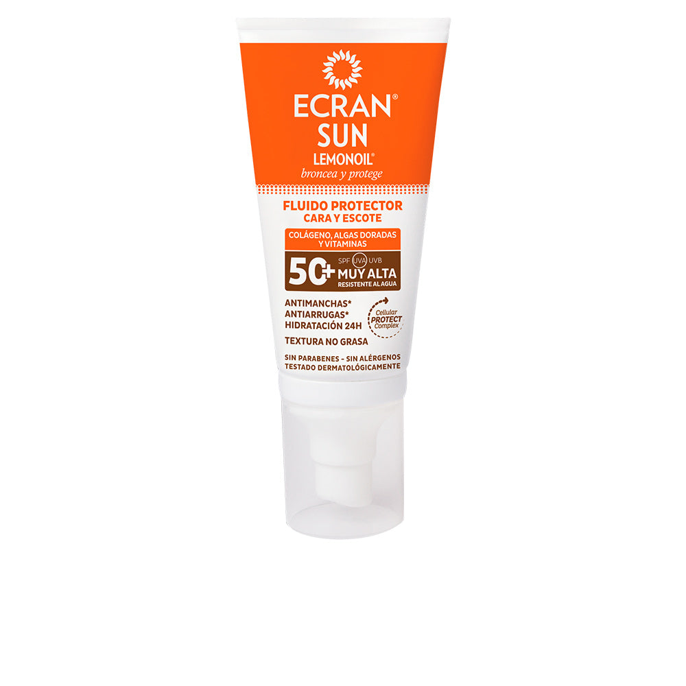 ECRAN Sunnique Fluido Protetor Solar SPF50+ 50ml para Pele Sensível