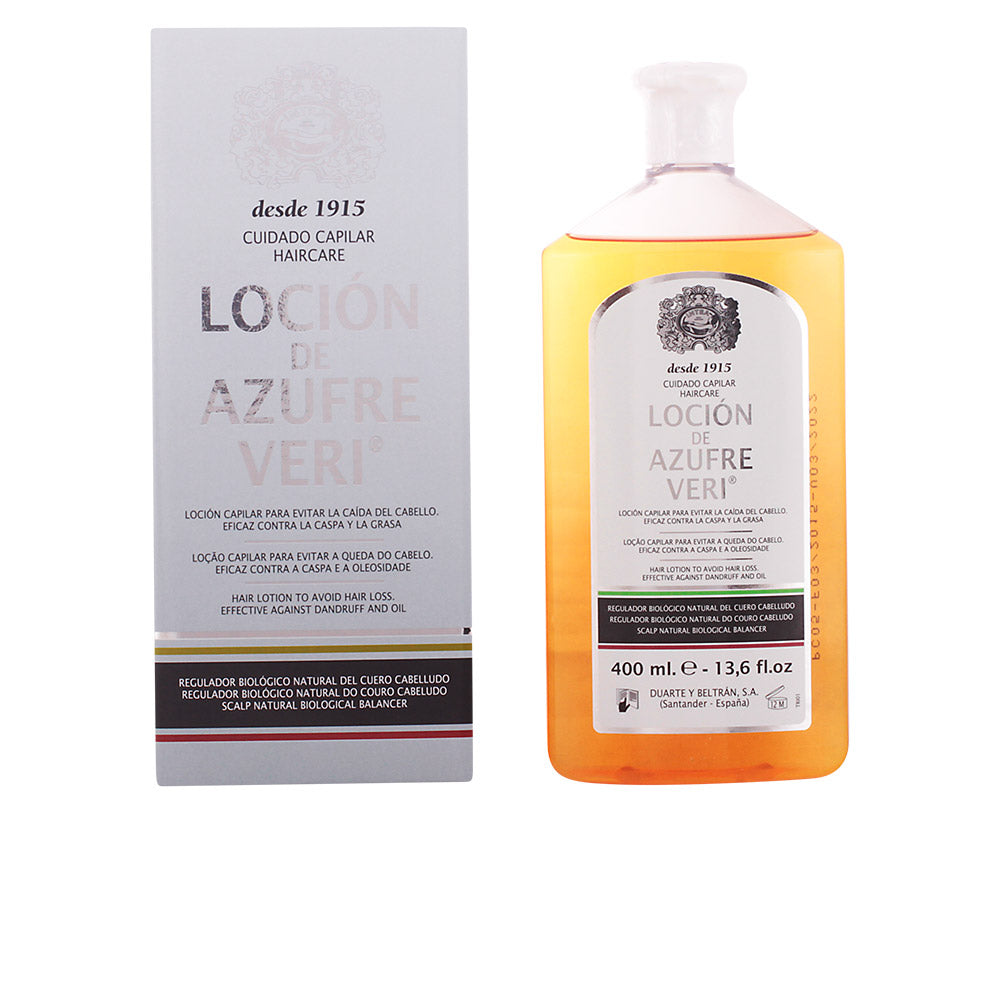 AZUFRE VERI loção anticaspa para cabelo oleoso, 400 ml