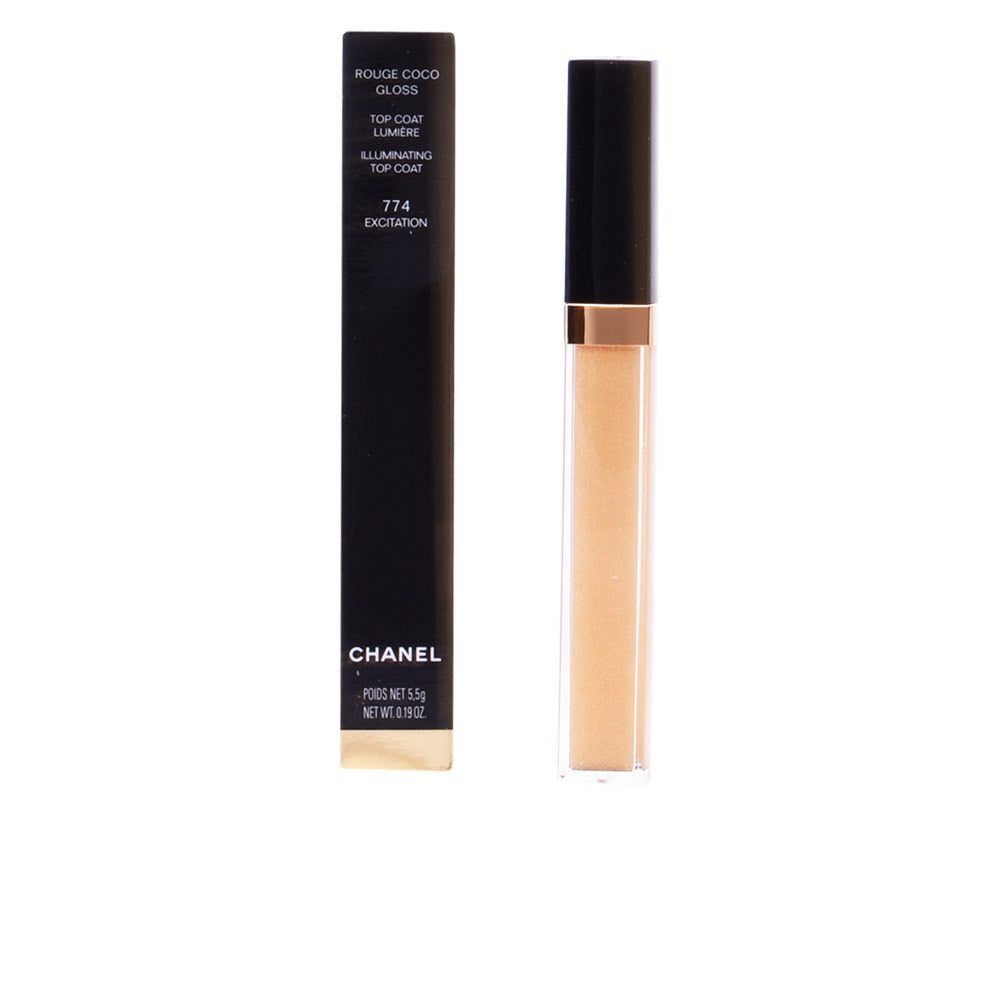 CHANEL ROUGE COCO gloss #774 Excitação - Brilho Nutritivo para Lábios