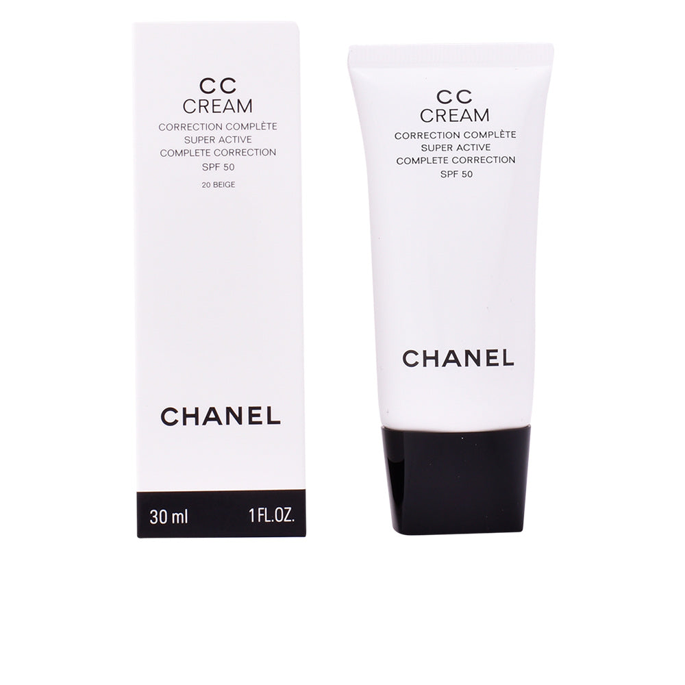 Chanel CC Cream Correction Completa SPF50 B20 para pele uniforme e protegida