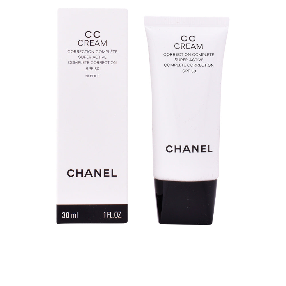 Chanel CC Cream Correction Completa SPF50 B30 para pele sensível