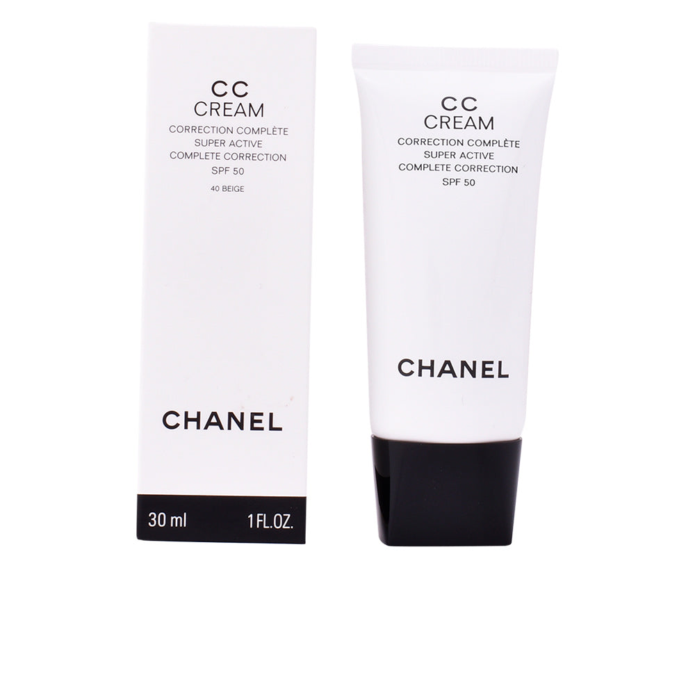 Chanel CC Cream Correção Completa SPF50 B40 para pele radiante