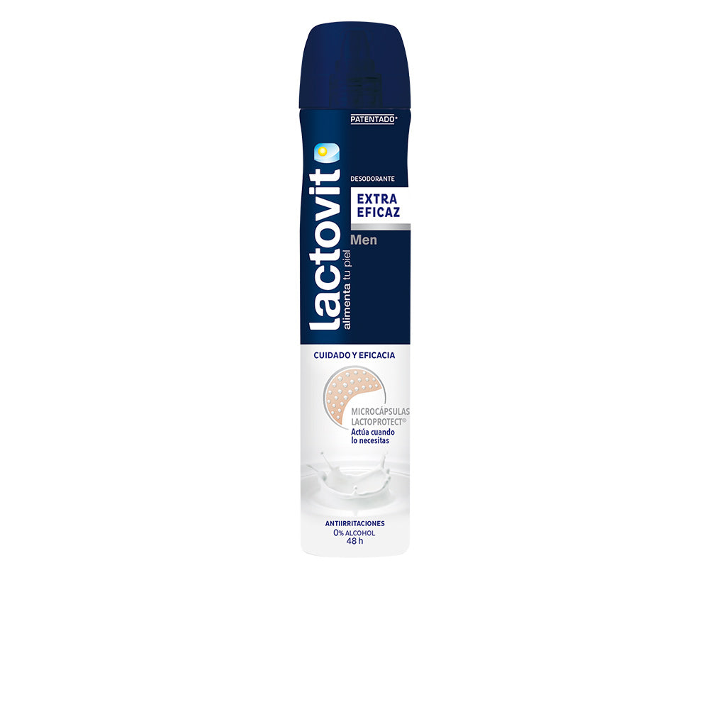 LACTOVIT HOMBRE Desodorizante Spray 48h para Homem, Proteção Duradoura