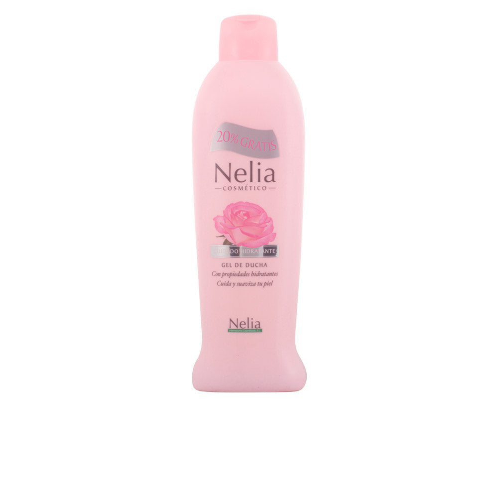 Gel de Banho Hidratante NELIA Água de Rosas 900ml para pele suave