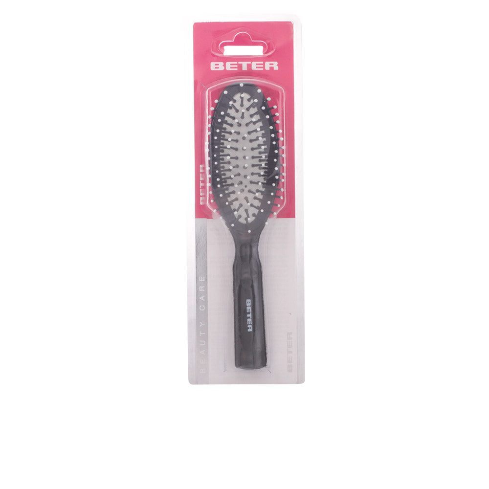 BETER escova oval pneumática com picos de nylon para cabelo feminino
