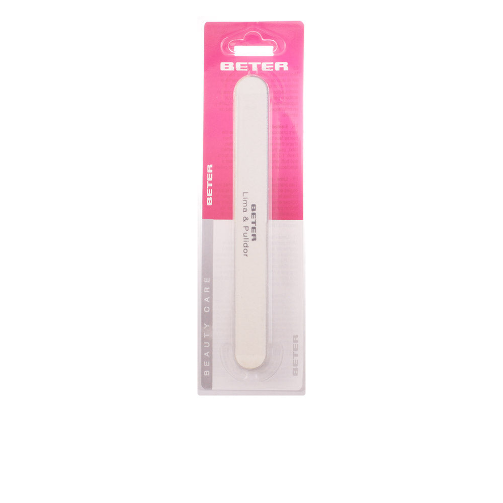 BETER Lima Pulidor de Unhas com 6 Facetas - 18 cm para acabamento profissional