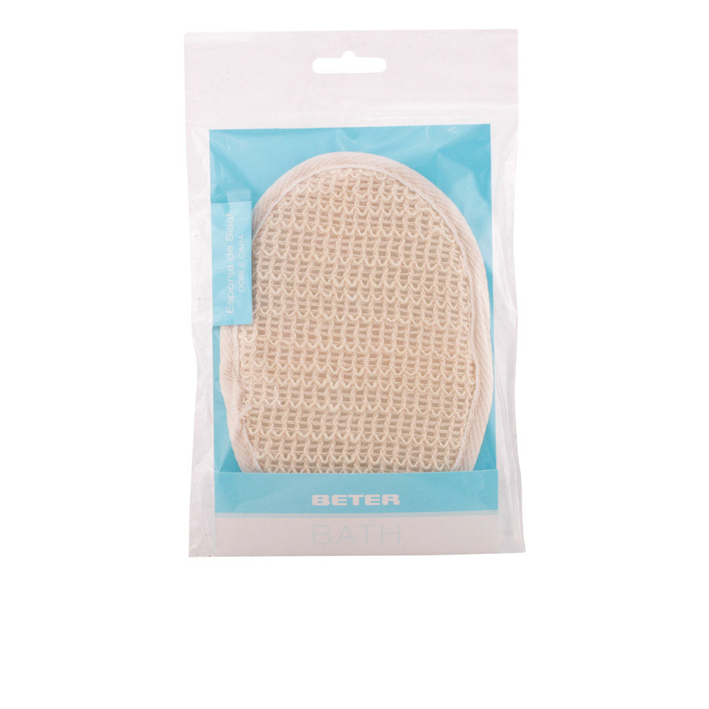 BETER Esponja de Banho Sisal e Algodão com Brida – Limpeza Suave e Eficaz