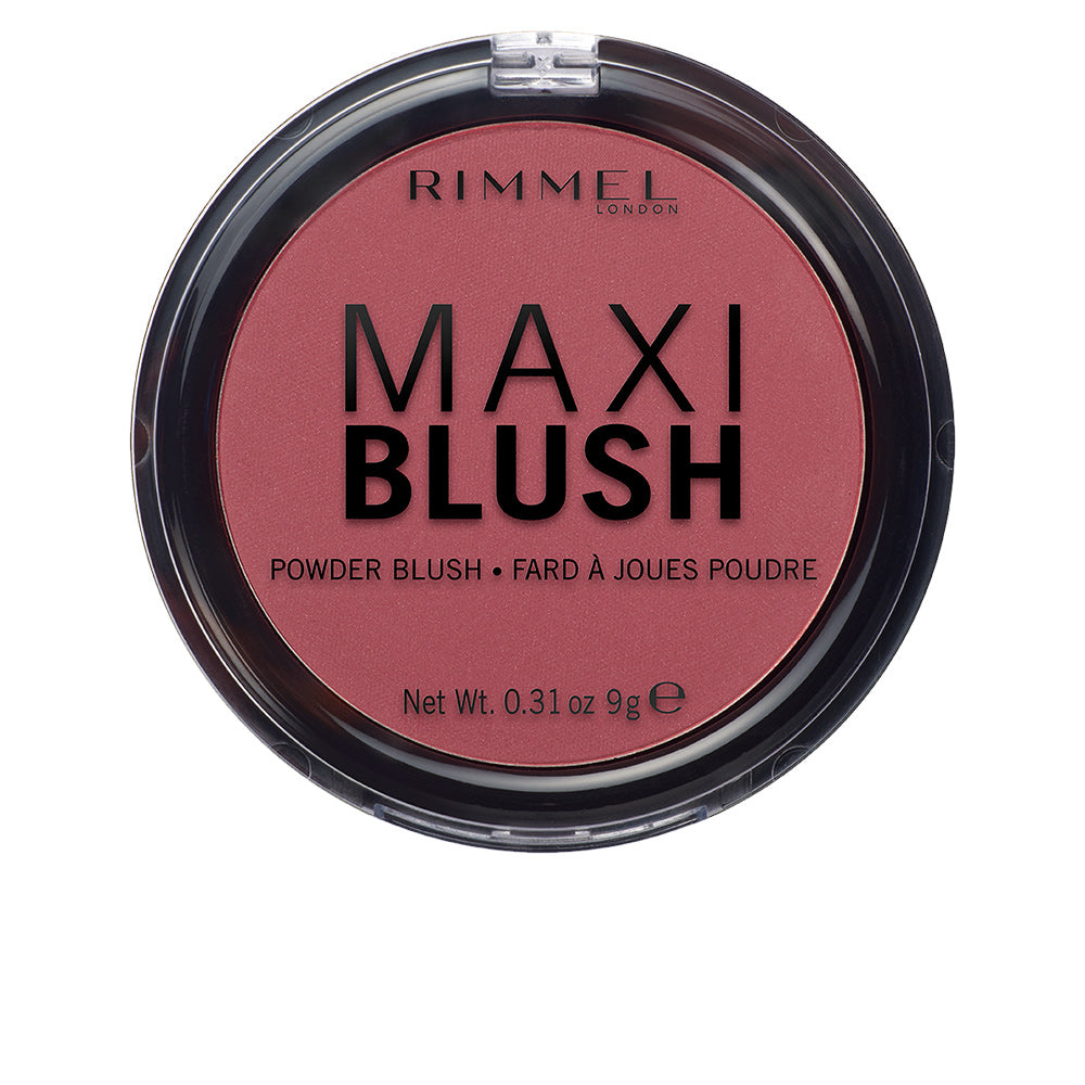 Rimmel London Maxi Blush Powder Blush #005 Rendez-vous – Unisex Dust Finish for Natural Glow