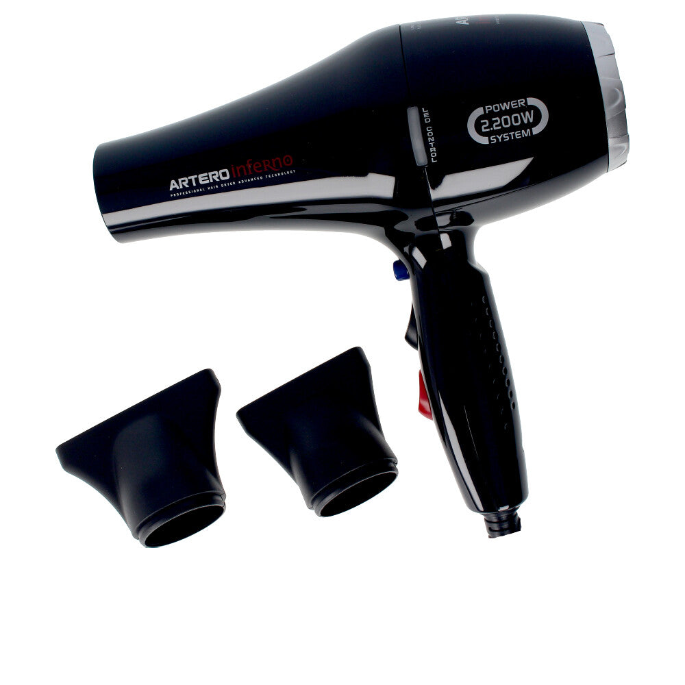 Secador Artero Inferno #black para cabelo com potência e eficiência